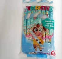 מארז מקלות מרשמלו יאמס כחול לבן 18 יח'