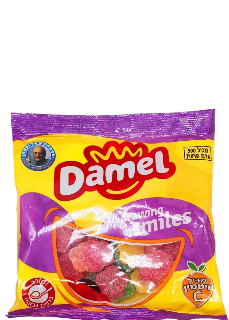 סוכריות ג'לי פרחים מסוכרים דאמל 500 גרם (טבעוני)