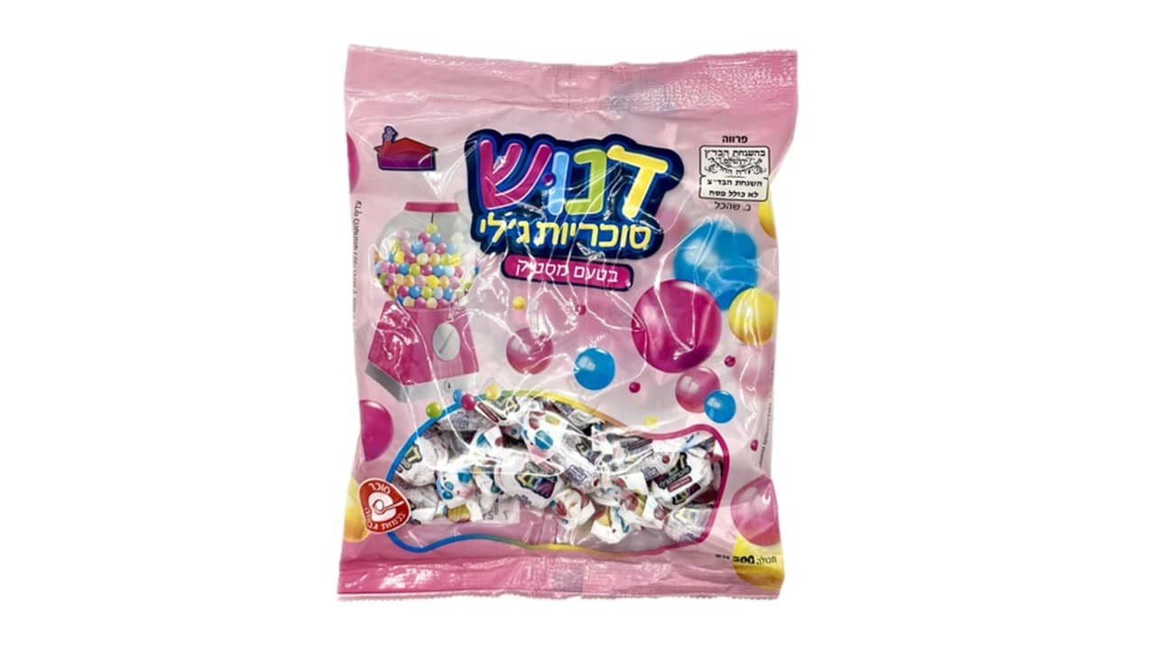 סוכריות דנוש ג'לי מסטיק 500ג'