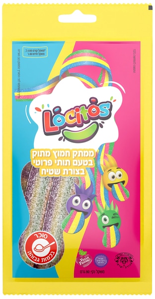 לוקיטוס שטיחים חמוצים תותי פרוטי 80 גרם