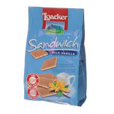 וופל לואקר קוביות וניל 200 גרם