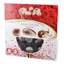 בלג'יאן-פרליני צדף/לבבות 195 גרם