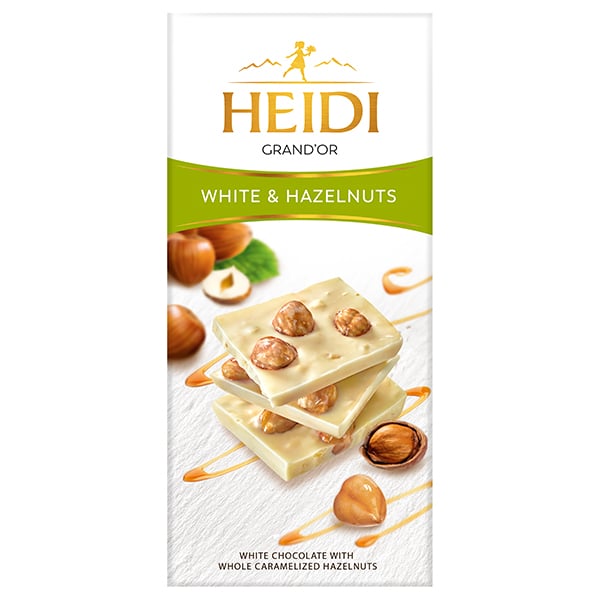 טבלת היידי גראנדור לבן אגוז 100ג'