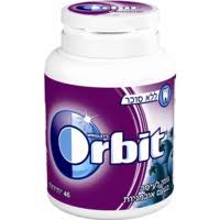אורביט מסטיק בקבוקון אוכמניות 64 גרם