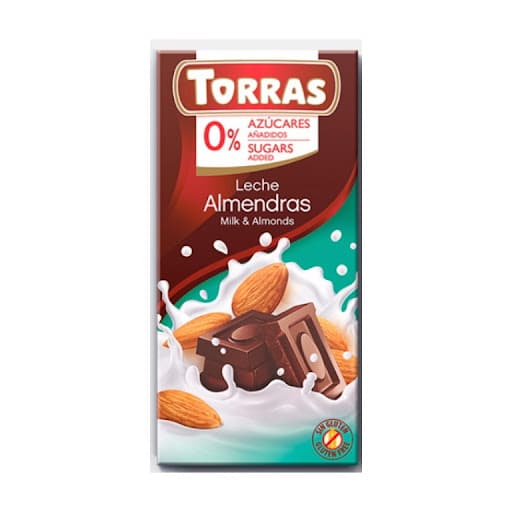 טוראס שוקולד חלב שקד ללת