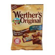 סוכריות וורטר ללא סוכר שוקולד שקית 70 גרם