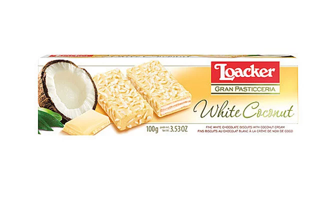 וופל גרנד פטיסרי לבן 100 גרם