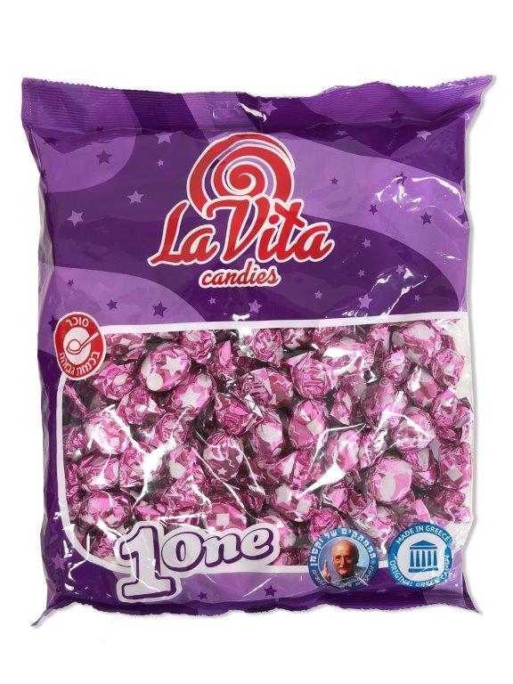 סוכ' ג'לי בטעמי פירות (ורוד)800 גרם