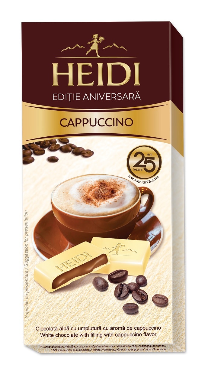 טבלת היידי קרמי קפוצ'ינו 90ג'