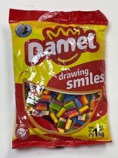 לקריץ בלוק מיני צבעוני מבריק דאמל 1 ק