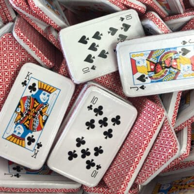 ממתק שוקולד בצורת קלפים 1 ק