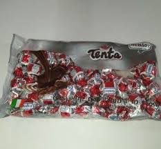 פרלין עגול אדום כסף 500 גרם