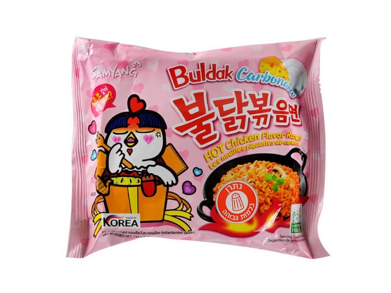 ראמן אטריות להכנה מהירה בטעם עוף חריף קארבו 130 גרם