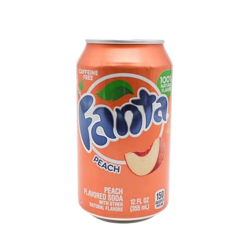 פחית פאנטה בטעם אפרסק 355 מל