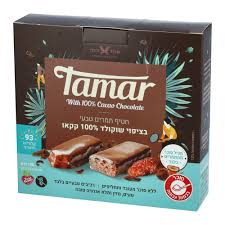 מארז חטיפי תמר מצופה שוקולד 100% קקאו 150 גרם