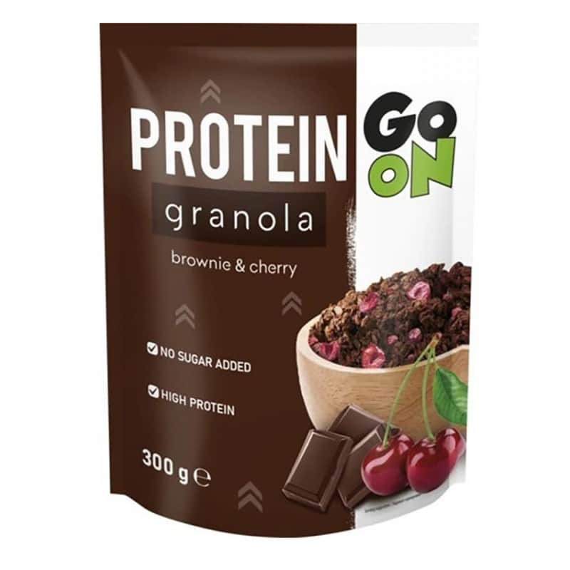 גו און גרנולה חלבון שוקולד ודובדבן