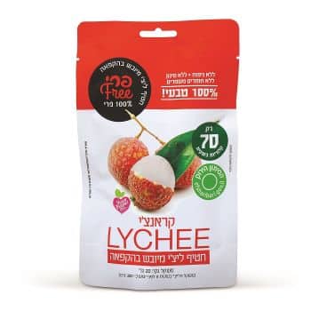 פרי FREE חטיף ליצ'י קראנצ'י 20 גרם