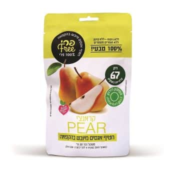 פרי FREE חטיף אגס קראנצ'י 20 גרם