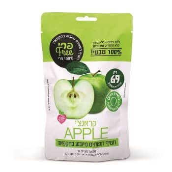 פרי FREE חטיף תפוח קראנצ'י 20 גרם
