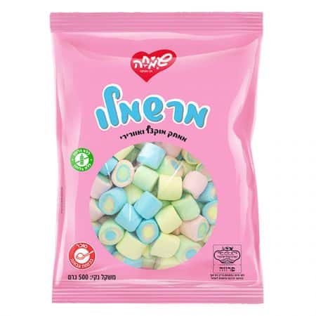 מרשמלו רולר 500 ג' תותי פרוטי צבעוני