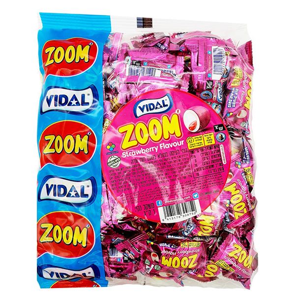 מסטיק זום בטעם תות שדה