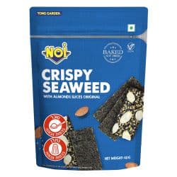 נואי חטיף אצות ים עם שקדים פרוסים 40 גרם