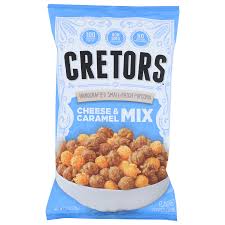 קרטורס פופקורן קרמל וגבינה 213 גרם