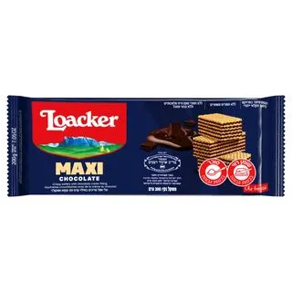 וופל לואקר מקסי שוקולד 200 גרם