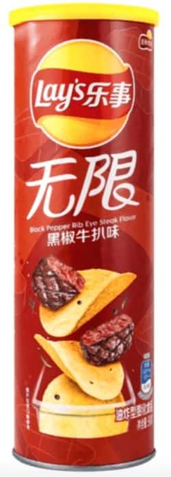 לייס חטיף צ'יפס סטייק פלפל שחור 90 גרם