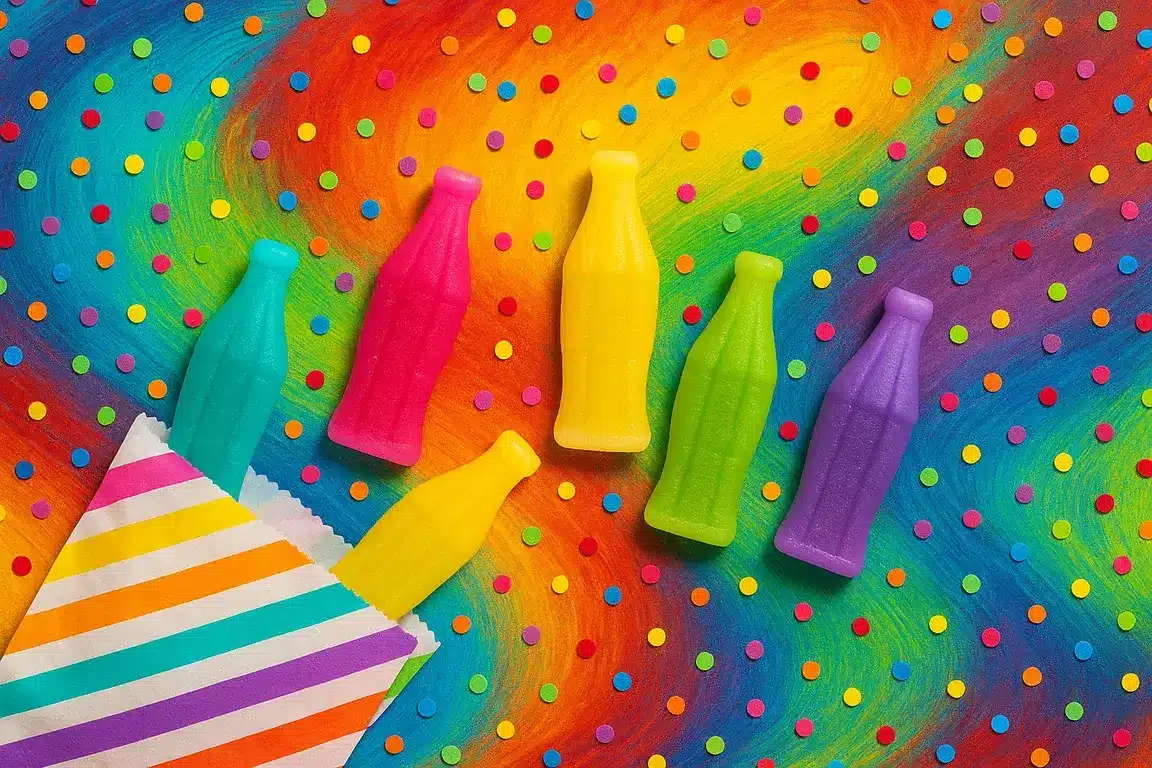 ממתקי בקבוקי שעווה