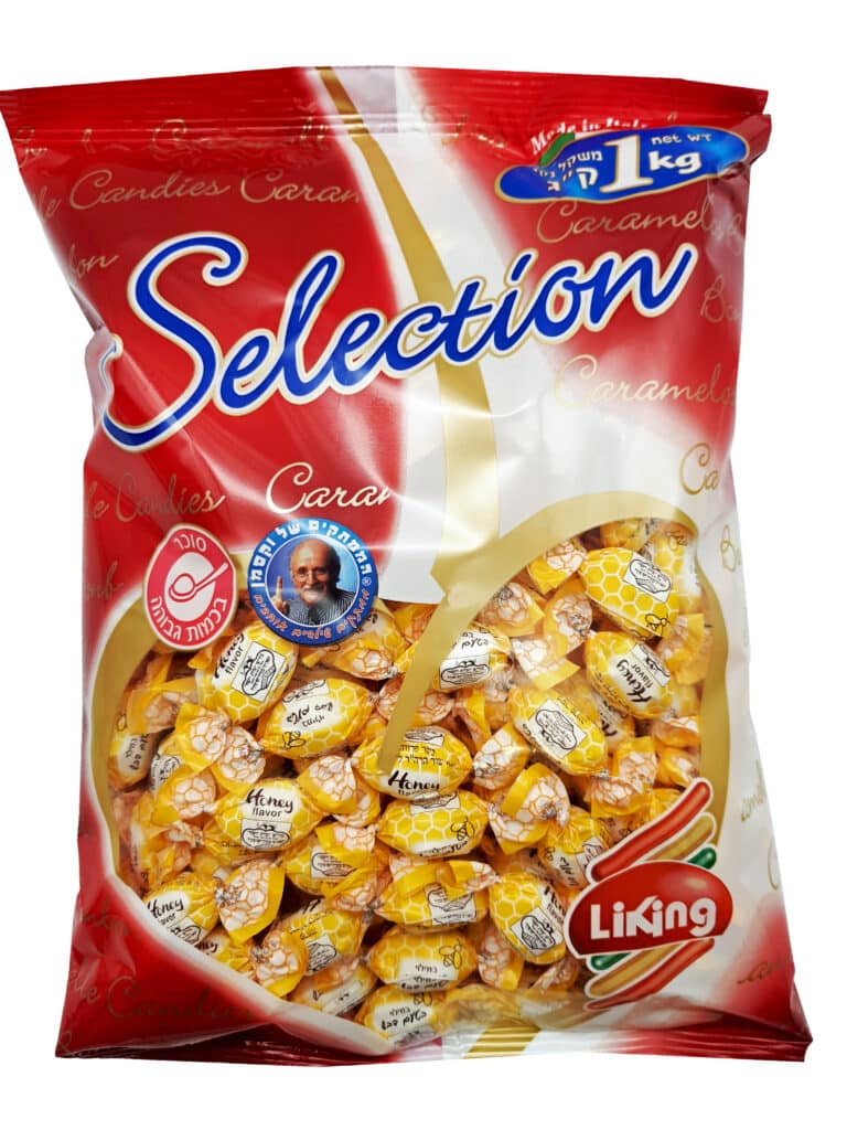 סוכריות ממולאות בטעם דבש 1 ק