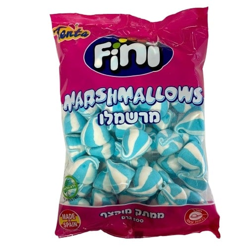 מרשמלו כובע כחול לבן 500 גרם