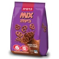 בייגלה מצופה שוקולד חלב 55 גרם כרמית MIX