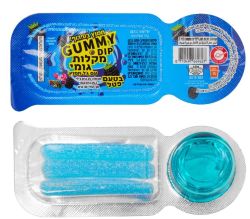 גומי דיפ מקלות עם ג'ל חמוץ בטעם פטל 30 גרם