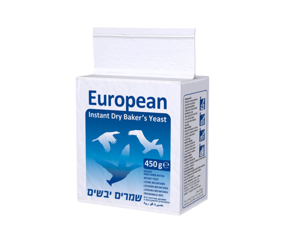 שמרים נמסים בואקום 450 גרם