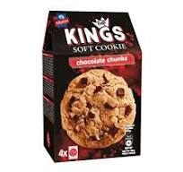 קינג עוגיות רכות שוקולד צ'יפס 160 גרם