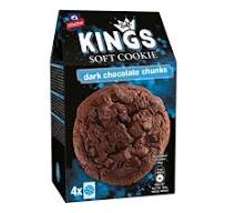 קינג עוגיות רכות שוקולד מריר צ'יפס 160 גרם