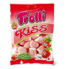 טרולי גומי נשיקות תות 200 גרם