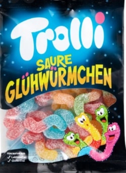 טרולי גומי תולעים חמוצות 200 גרם