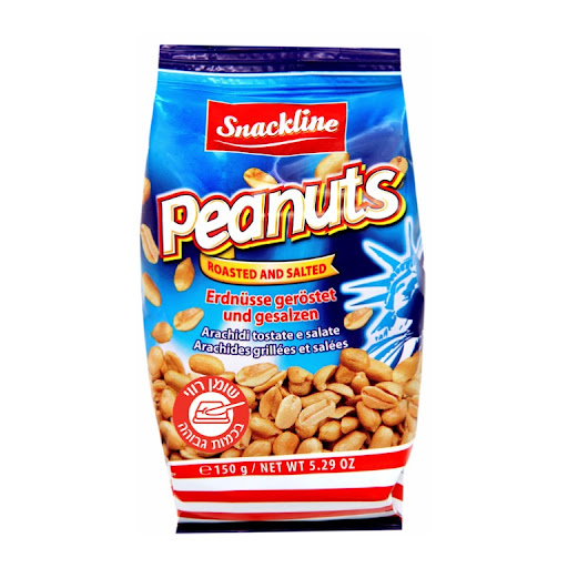 גונץ בוטנים קלויים עם מלח 150 גר'