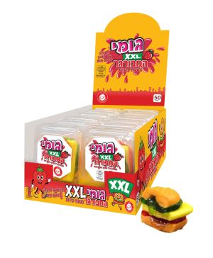 גומי המבורגר גדול+ ג'ל חמוץ 50 גרם