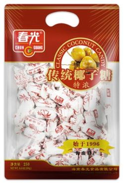 סוכריות בטעם קוקוס 250 גרם